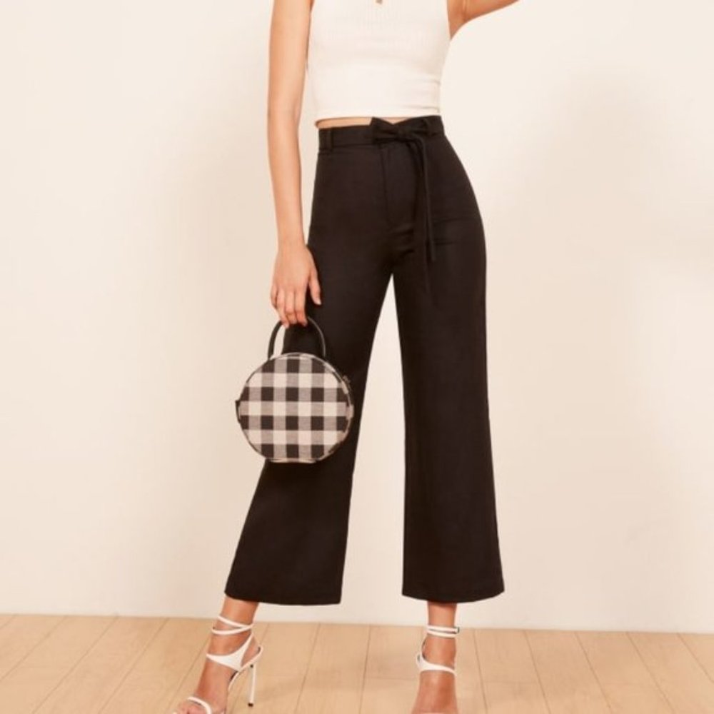 Reformation Saylor in Black size 8 NWT
